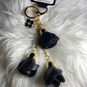 Flowers Purse Charm